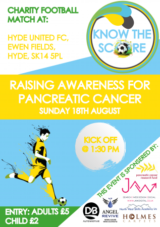 Know The Score Charity Match This Sunday